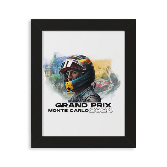 GRAND PRIX Framed Artwork