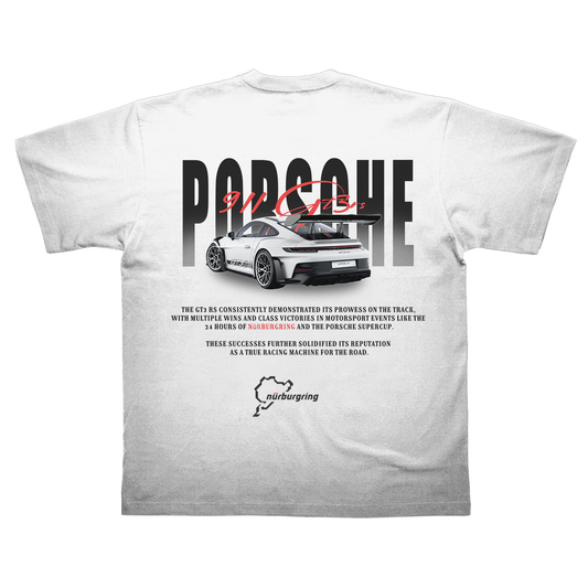 Porsche GT3RS 1.0 White Tee